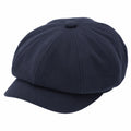 Casquette gavroche taille unique textile bleu marine style classique